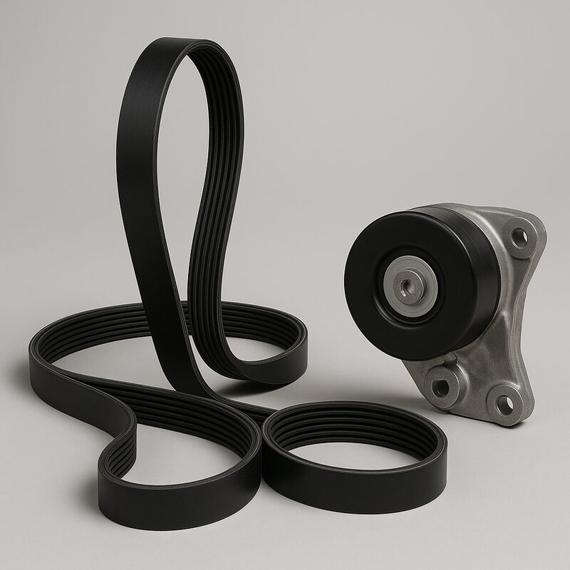 Belts and belt tensioners